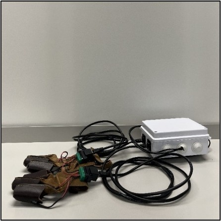 Original gloves and controller box